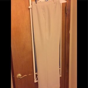 New York & Company size 16 Tall cream cuff pant!
